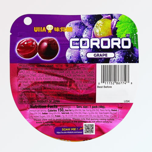 Cororo Grape Japanese Gummy Candy
