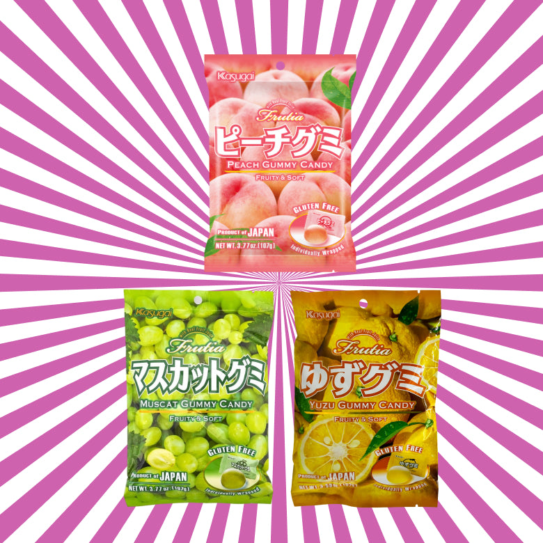 Mini Kasugai Gummy Box – 3 Flavors – Ships Free