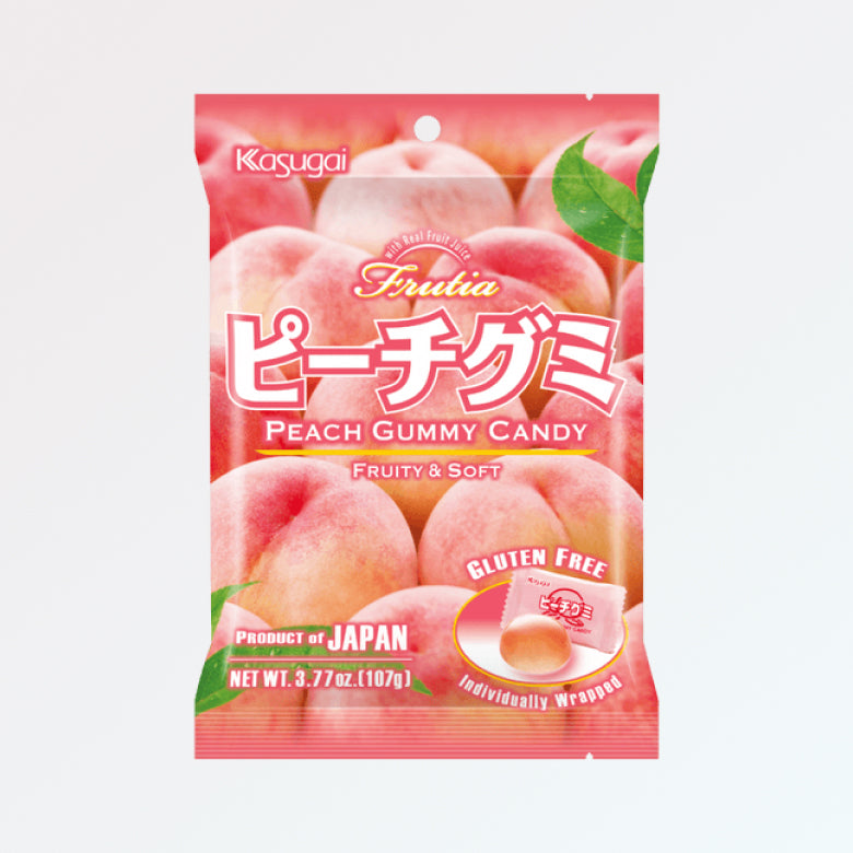 Kasugai Peach Gummy Candy