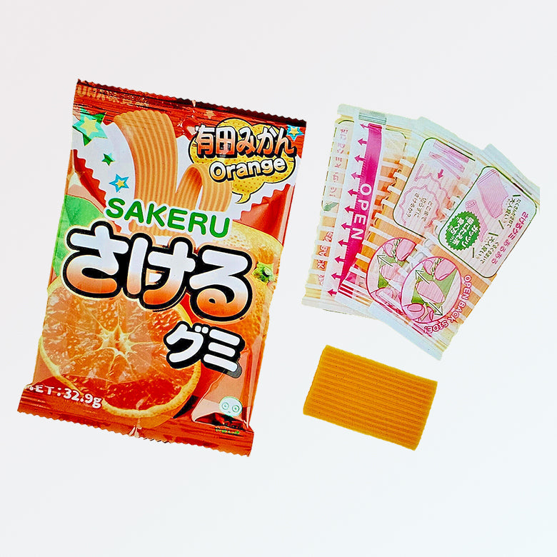 Sakeru Gummy Candy, Orange
